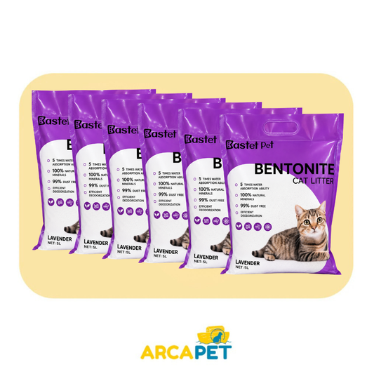 Arena Bastet Pet Bentonite Lavanda 24kg