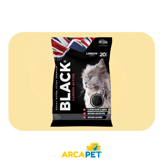 Arena London Cat Black con Carbonita 10kg