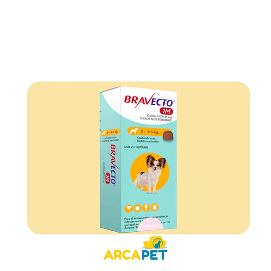 Bravecto 1M 2 a 4.5kg