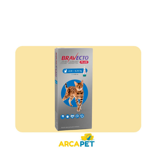 Bravecto Plus Gato 2.8 a 6.25kg