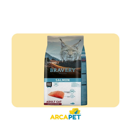 Bravery Salmon Adult Cat Sterilized 2kg