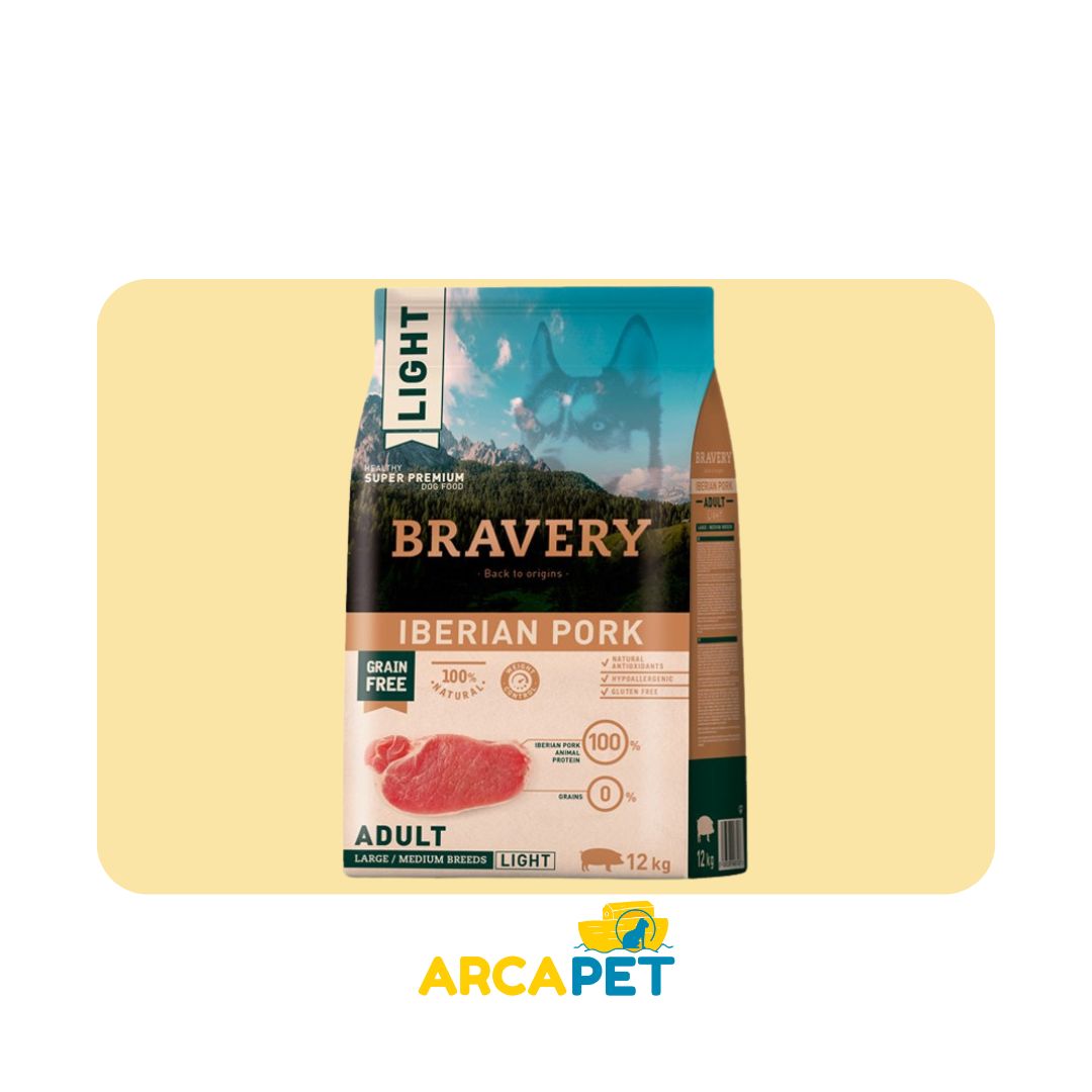 Bravery Ligth Iberian Pork Adult Large y Medium Breeds