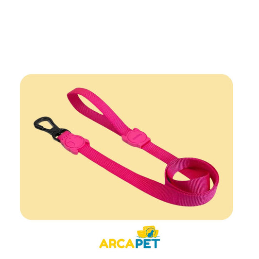Zee Dog Correa Leash Small Pink Led