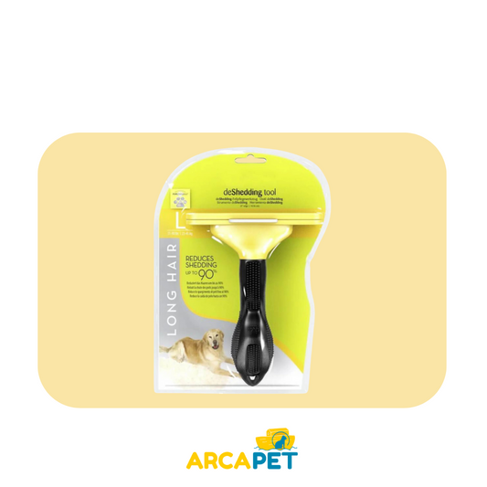 Cepillo Furminator Talla L Amarillo