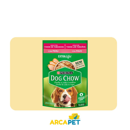 Sachet Dog Chow Adulto Sabor Pavo 100 gr