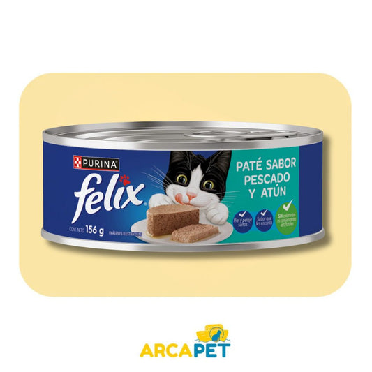Lata Felix Pate Sabor Pescado y Atun 156 grs