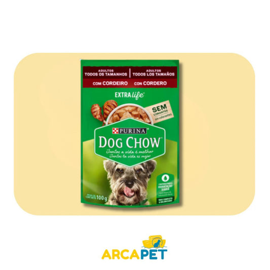 Sachet Dog Chow Adulto Cordero 100 gr