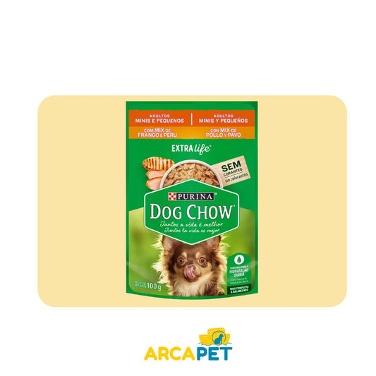 Sachet Dog Chow  Pollo Y Pavo