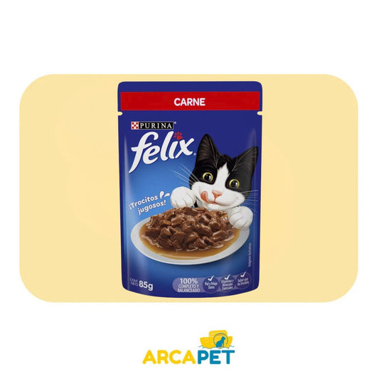 Sachet Felix sabor carne 85 gr