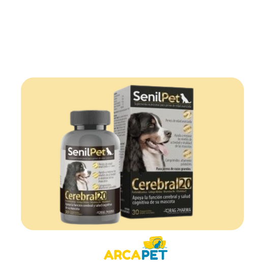 Senilpet Cerebral 30 Comp Razas Grandes