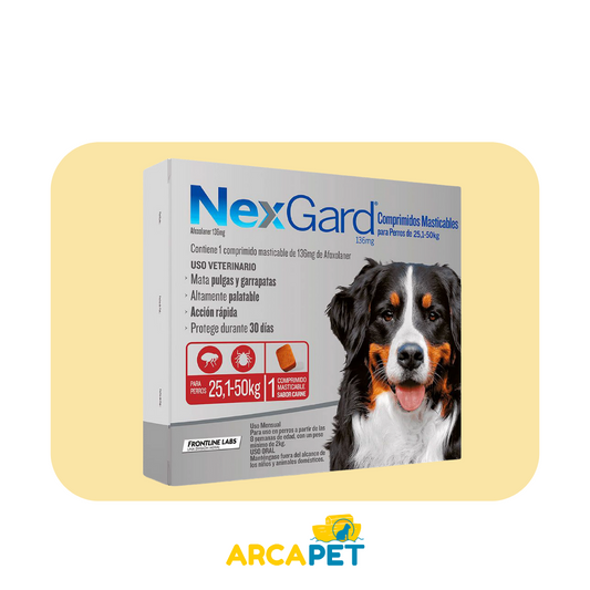 NexGard 1 Comprimido 25.1 a 50kg