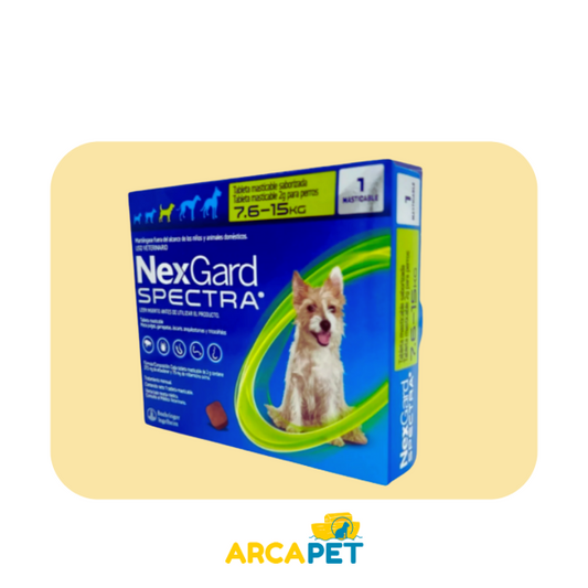 Nexgard Spectra Comprimido 7.6 a 15 kg