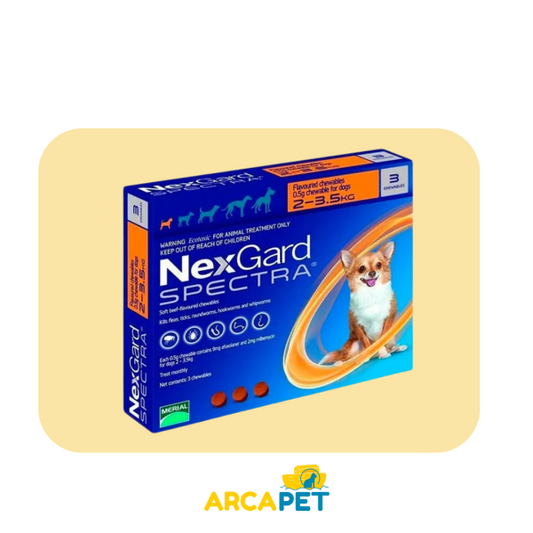 Nexgard spectra de 2 a 3.5 kilos