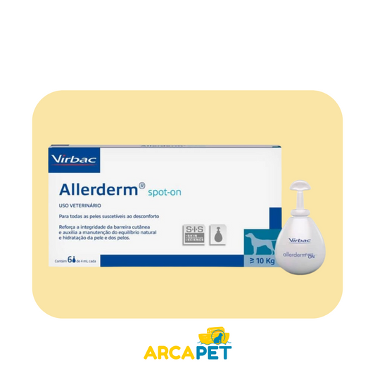 Allerderm Spot-On 10 kilos o Mas.-Valor por Pipeta-