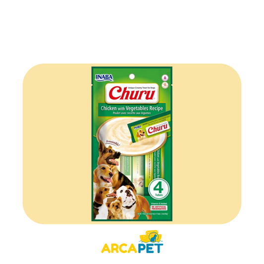 Churu Dog Pollo Y Vegetales 14Gr