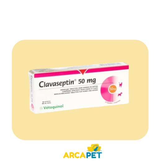Clavaseptin 50 mg. 10 comprimidos