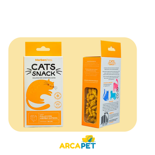 Catsnack Pollo Galletas con Hierba Gatera 80 Gr