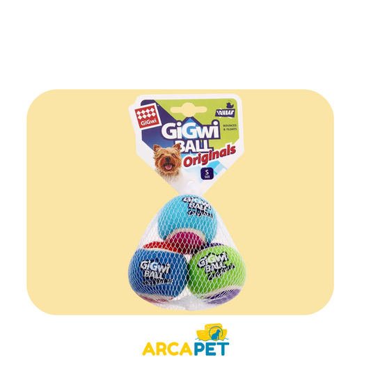 Pelota GiGwi Ball Originals S 3unidades