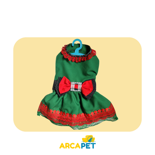 Vestido de Navidad Duende de Santa