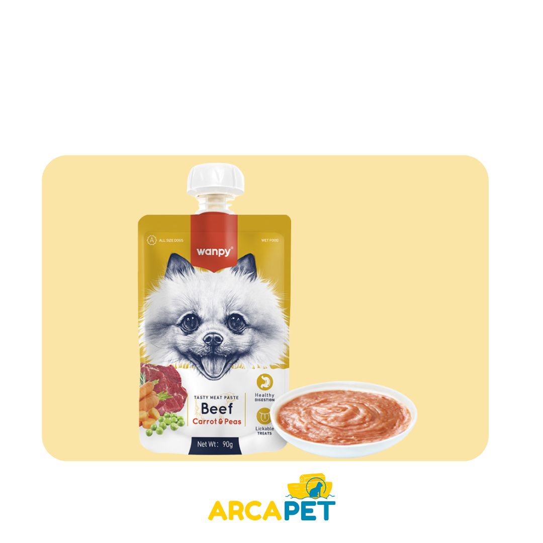 Wanpy Pate Beef Carrot And Pea 90 Gr