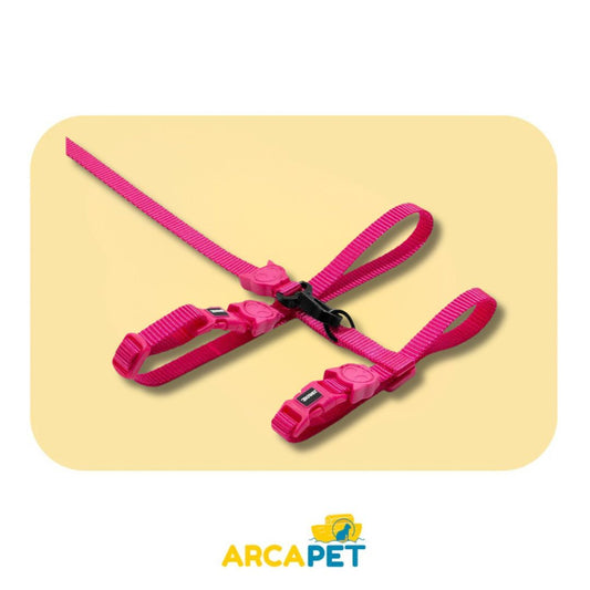 Harness Zee Cat Pink Led and Leash Set