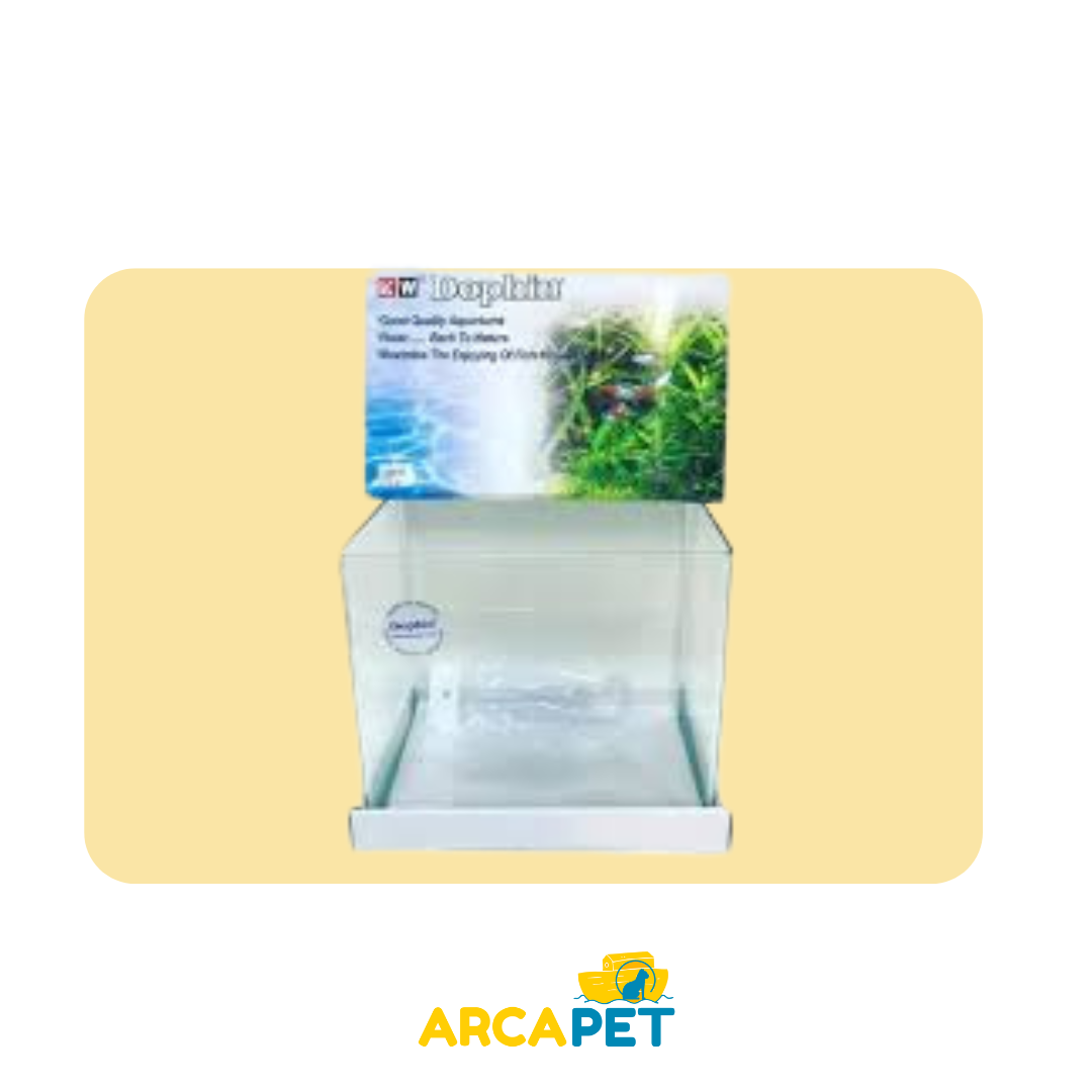 Acuario De Vidrio 57lts Dophin (50x34x34 cm)