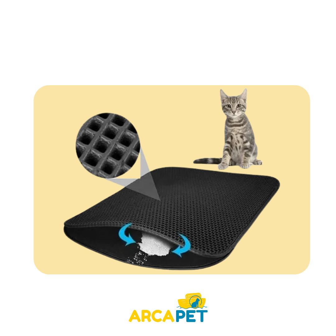 Alfombra para Mascotas Doble Capa - Azul