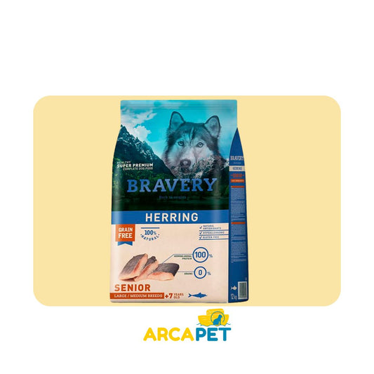 Bravery Herring Senior Medium Large Breed Dog 4kg