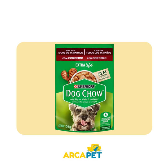 Sachet Dog Chow Adulto Cordero 100 gr