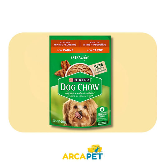 Sachet Dog Chow Mini Carne