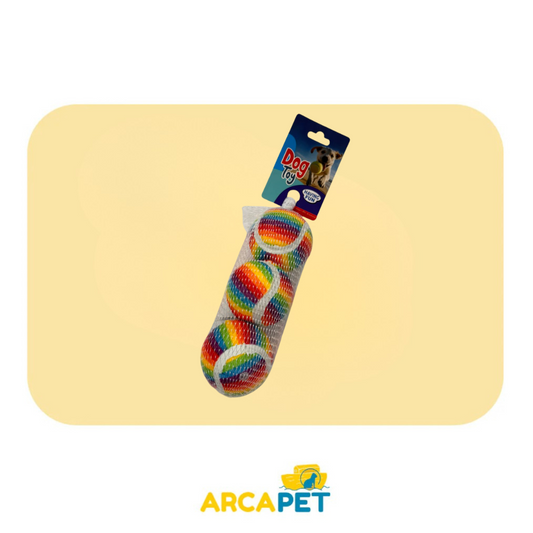 Pelota Tenis Pequeña x3 Arca Pet chile