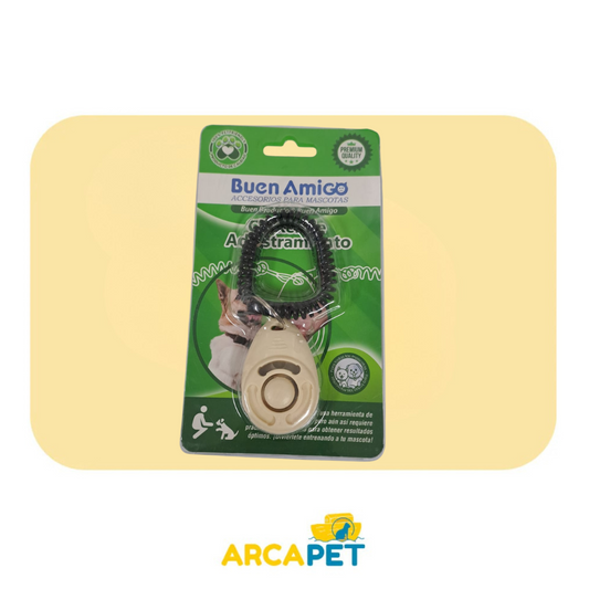 Clicker Entrenamiento Canino Buen Amigo Arca Pet chile