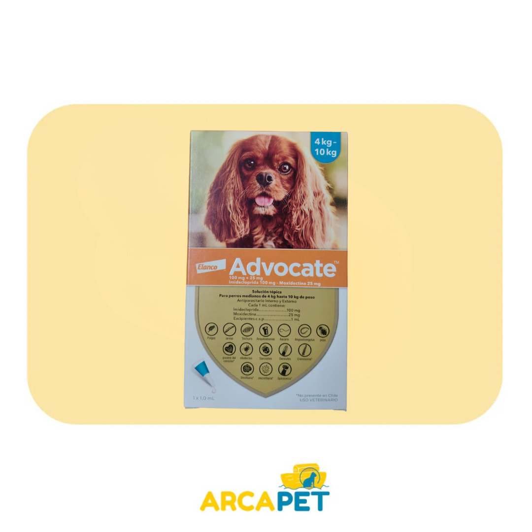 Pipeta Perro Advocate 4-10 Kg