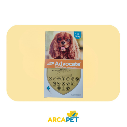 Pipeta Perro Advocate 4-10 Kg