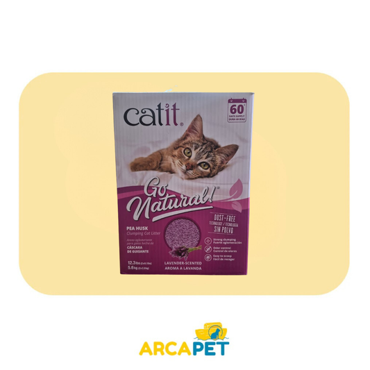Arena Biodegradable Catit Go Natural Lavanda 5,6kgs