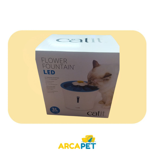 Fuente de Agua Flor Led Catit 3ltr