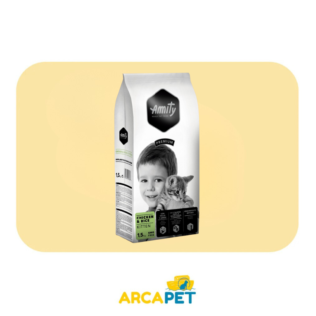 Amity Premium Kitten Chicken y Rice 1.5kg