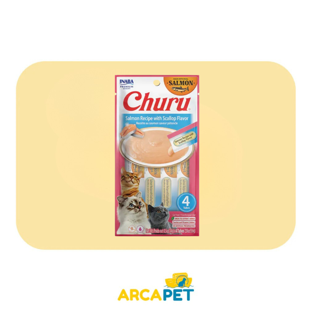 Churu Cat Salmon Ostión 56g