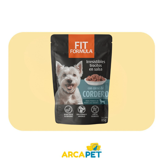 Sachet Fit Formula Perro Adulto Cordero 85gr