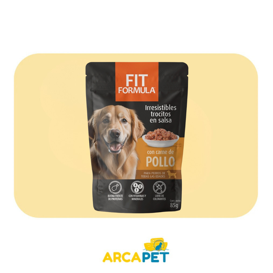 Sachet Fit Formula Perro Adulto Pollo 85gr