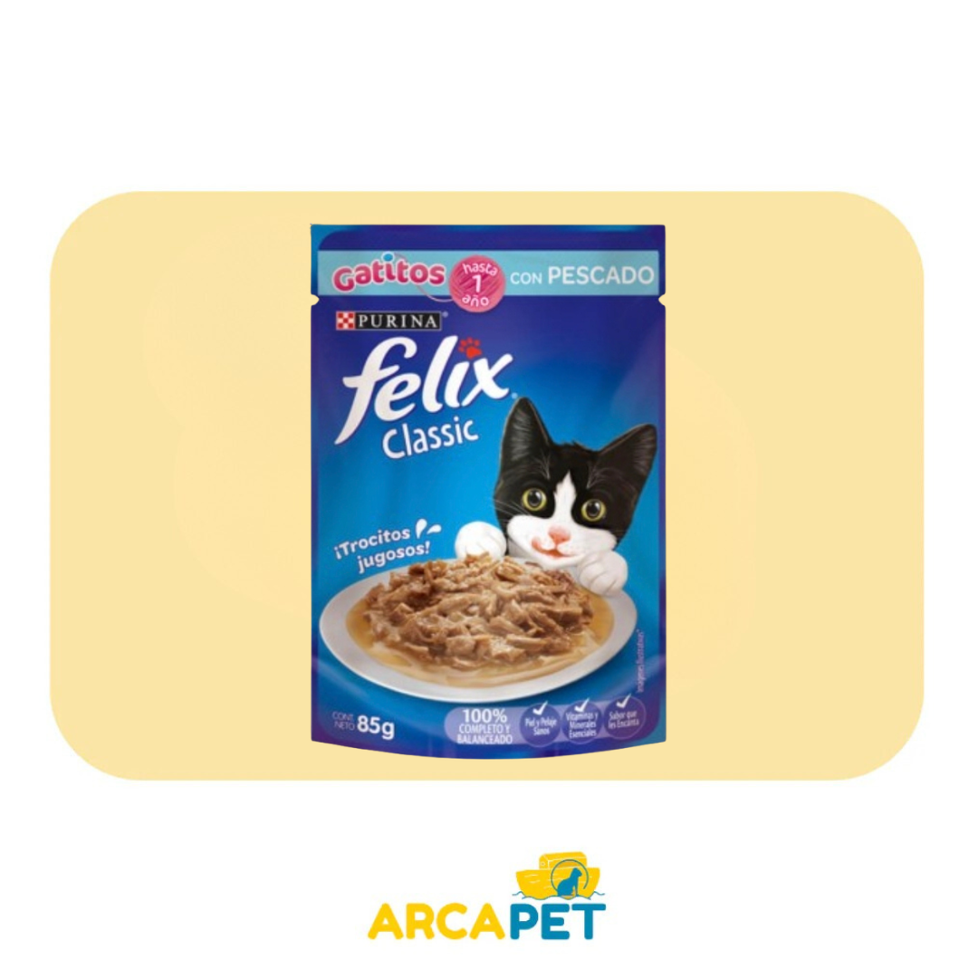 Felix Gatitos Con Pescado 85 gr