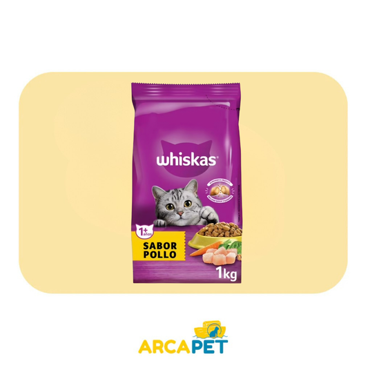 Whiskas Gato Adulto Sabor Pollo 1Kg