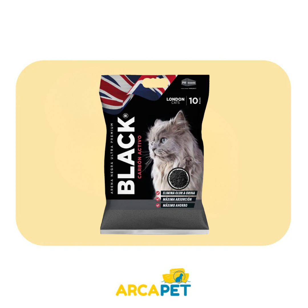 Arena London Cat Black con Carbonita 10kg