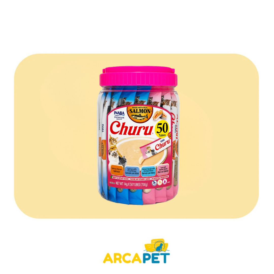 Churu Cat Tarro Salmon 50 Tubos