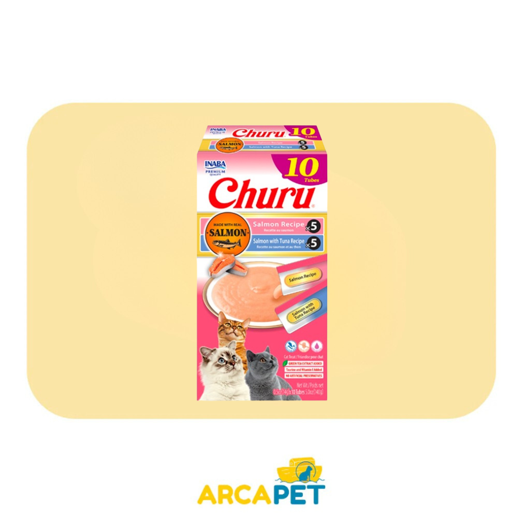 Churu Cat Salmon Atun x10 Tube 140gr