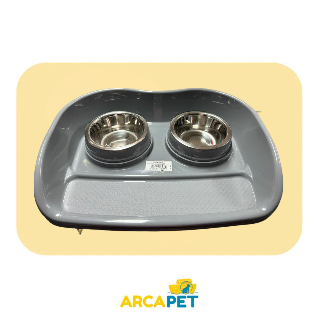 Plato Antideslizante Doble Potty