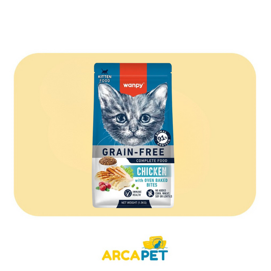 Wanpy Grain Free Kitten Chicken 1,5Kg.