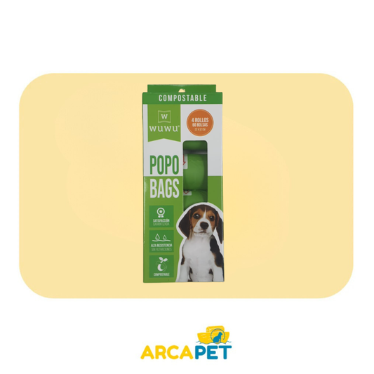Bolsas Para Fecas Popo Bags WUWU 4 Rollos