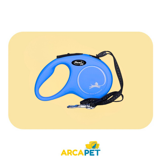 Correa Retractil Flexi New Classic S Azul 5M 12Kg