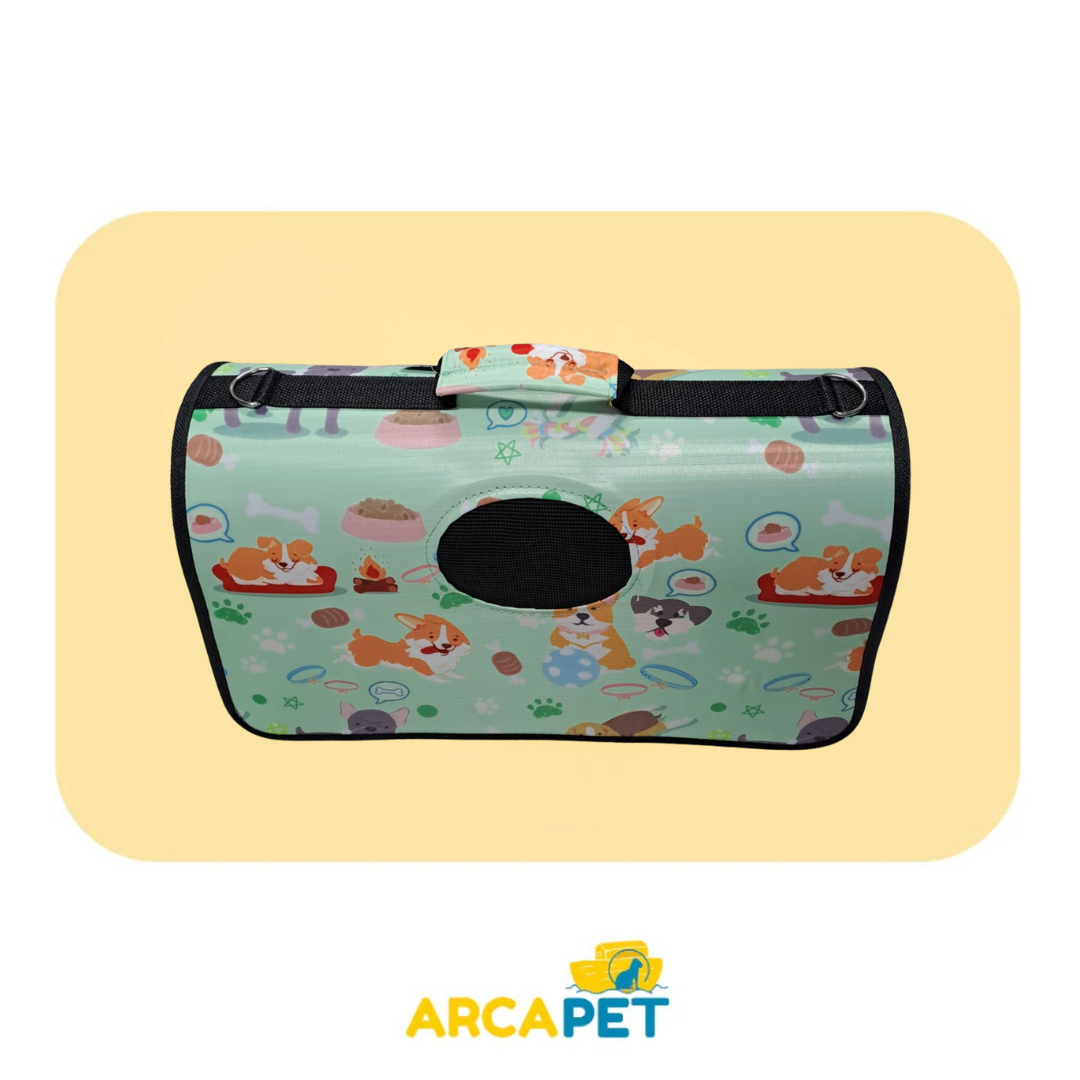 Transportador Bolso Verde 47x20cm